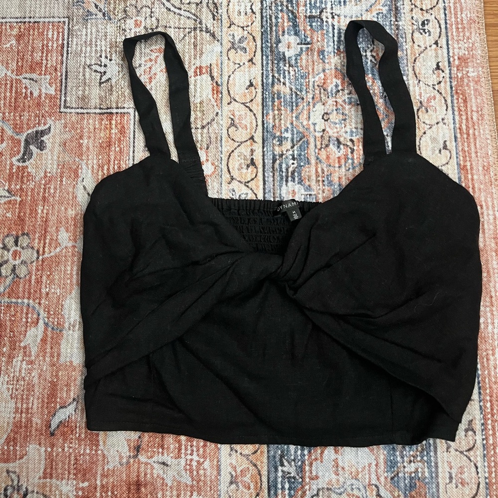 Black Women's Dynamite crop top
